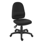 Earlville Twin High Back Fabric Home And Office Chair In Black