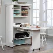 Harrison Wooden Laptop Desk In Soft White