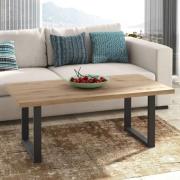 Avenel Wooden Rectangular Coffee Table In Artisan Oak