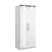 Olathe High Gloss Warodrobe With 2 Doors In White