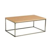 Holland Rectangular Wooden Coffee Table In Kaffee Light Oak