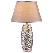 Allston Ceramics Wave Table Lamp In Silver