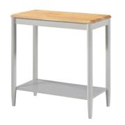 Alcor Wooden Console Table In Oak And Grey