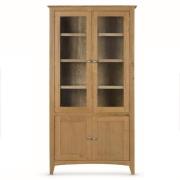 Kamiah Wooden Display Cabinet With 4 Doors In Oak