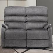 Sanur Fabric Electric Recliner 2 Seater Sofa In Grey